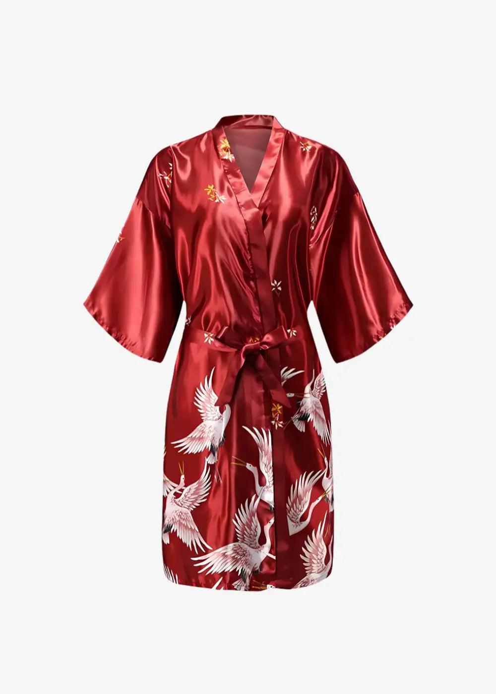 Kimono Japonais en Satin